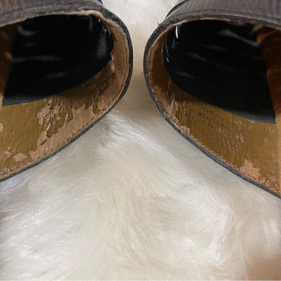 Eddie Bauer Women’s Black Braided Leather Mule Clogs - Picture 7 of 8